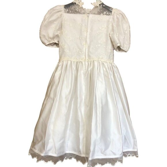 Vintage NICOLE Victorian Style Portrait lace Girls Dress Size 10 - Picture 5 of 7